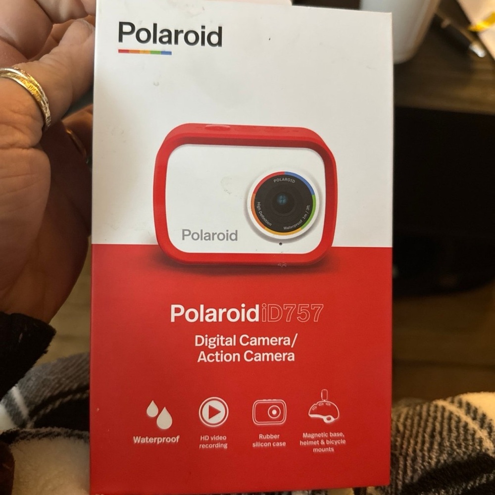 Polaroid iD757 Red Digital Action Camera